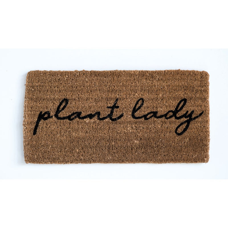 Plant Lady - Natural Coir Doormat