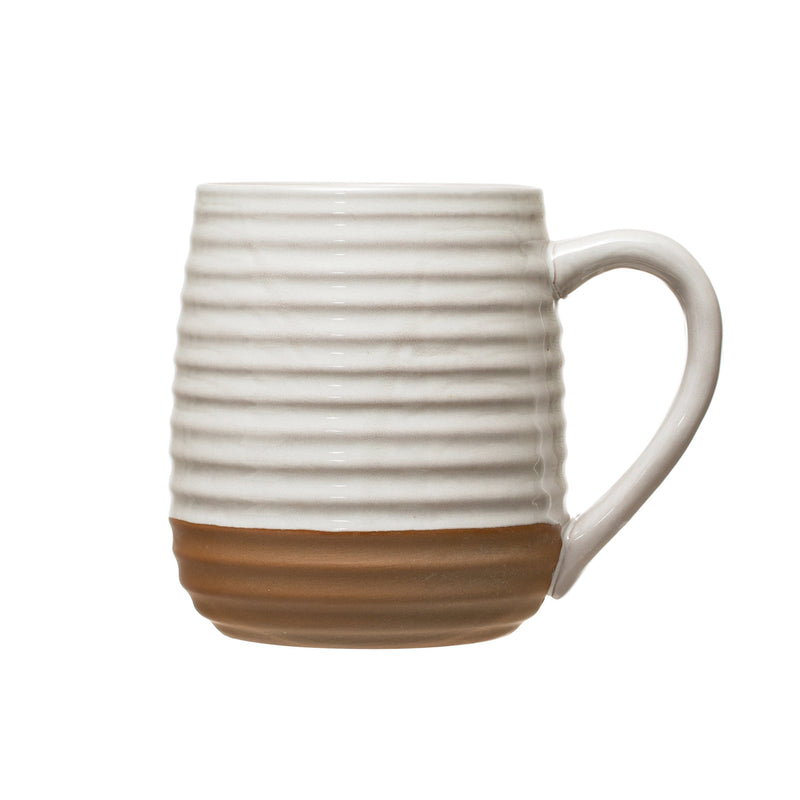 Stoneware Mug with Reactive Glaze